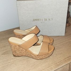 Jimmy Choo wedge slides